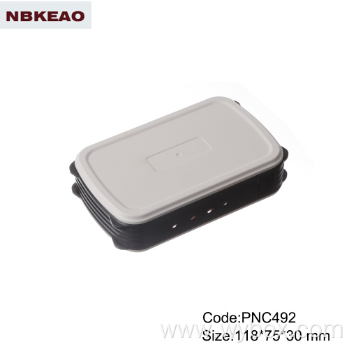 Electronic plastic enclosures surface mount junction box integrated terminal blocks wifi modern networking abs plastic enclosure